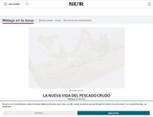 Tablet Screenshot of malagaenlamesa.com